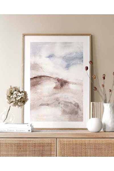 Thetic Watercolor Beach No1 - Poster de perete PREMIUM fără cadru cu estetică modernă