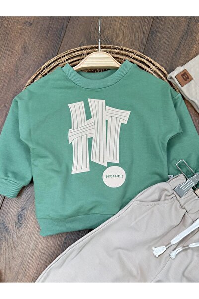 ADDA High-Printed Cotton Circular Neck Beanie 3-Piece Baby Boy Set