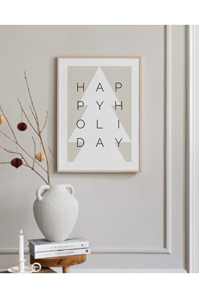 Thetic Happy Holiday - Poster de perete PREMIUM fără cadru cu estetică modernă