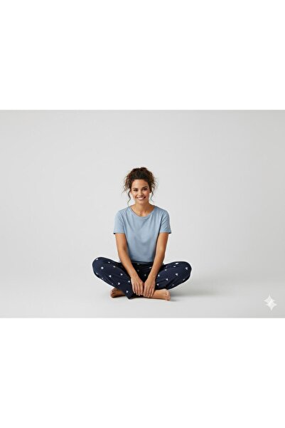 FAMES PİJAMA Women's Seasonal Thin Pajama Bottoms