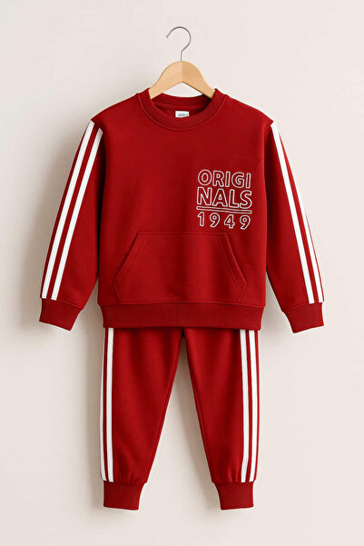 krm kerem bebe Düz Alt-Üst Çocuk Eşofman Takımı