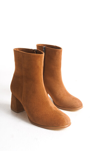 Solo Bag Women's New Season Heeled Zippered Daily Comfortable Fit Boots