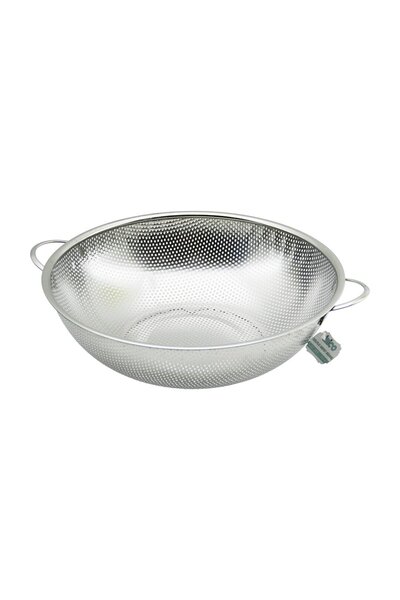 CT STONES 31cm Metal Handle Steel Basket Strainer with Fine Wire Feet (5446)