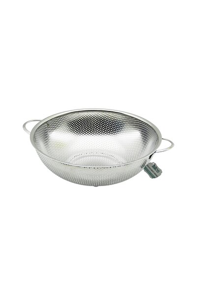CT STONES 28cm Metal Handle Steel Basket Strainer with Thin Wire Legs (5446)