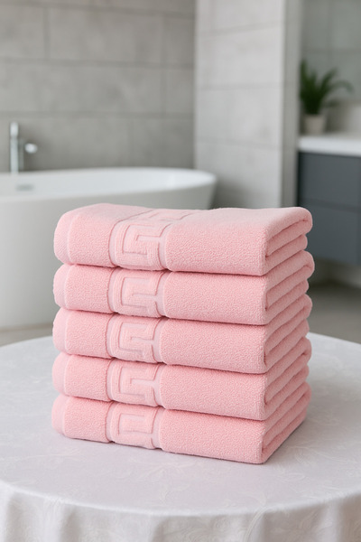 Truva Grup Set of 5 Towels 50/90 cm, Truva Greek