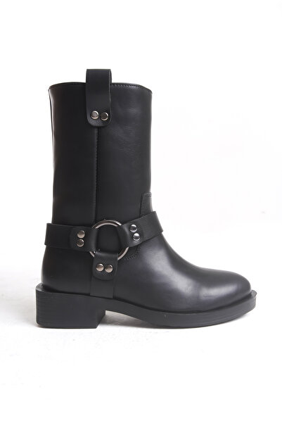 Solo Bag Жіночі боти з плоскою підошвою, на ремінцях, на щоденне носіння, зручна форма