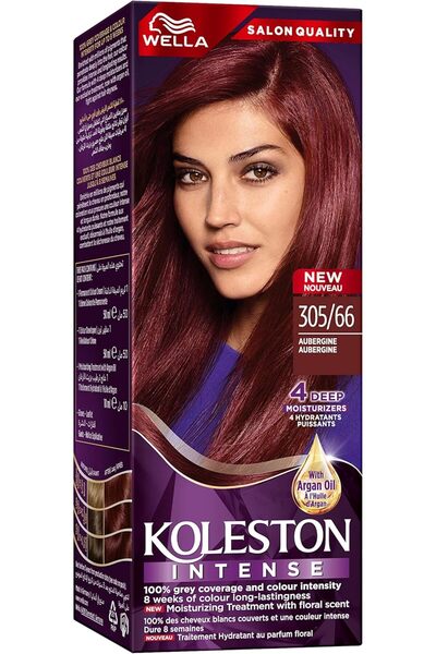 Koleston Wella Intense Hair Color 305/66 Aubergine