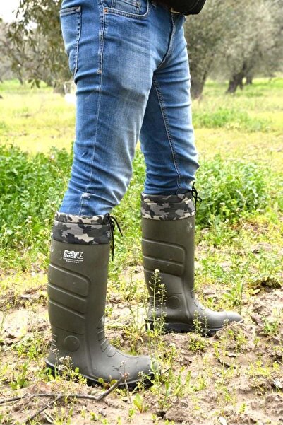 FrereConception Pollyboot Vega Size 45 High-Rise Polyurethane Boots