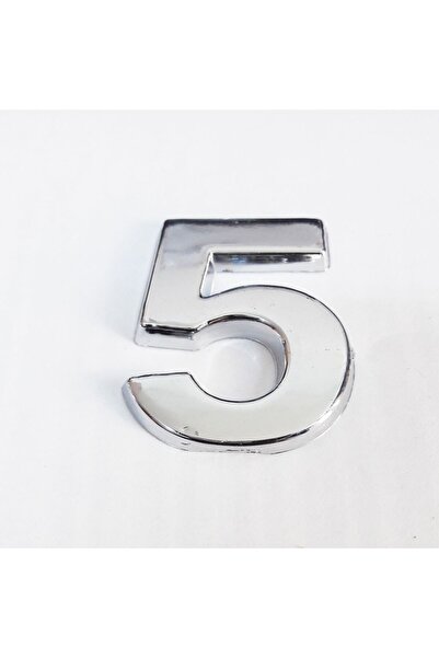BulutRetail Cemax 5 Number 3.75 cm Chrome Adhesive