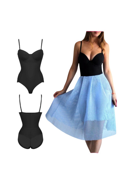 Fstyle Bion Cap Corset, a distinctive women's corset that shapes and compresses the body. A women's corset to hide and tighten sagging in the body and lift the breasts.