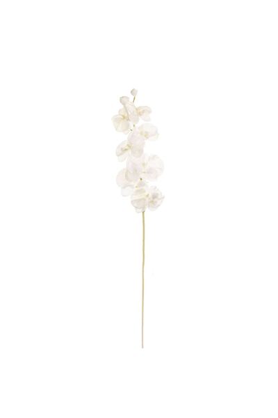 OEM Artificial Flower with Long Stem White Orchid 74cm
