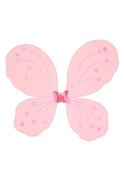 OEM Aripi de Fluture Roz Glitter Stele pentru Deghizare 37x40cm