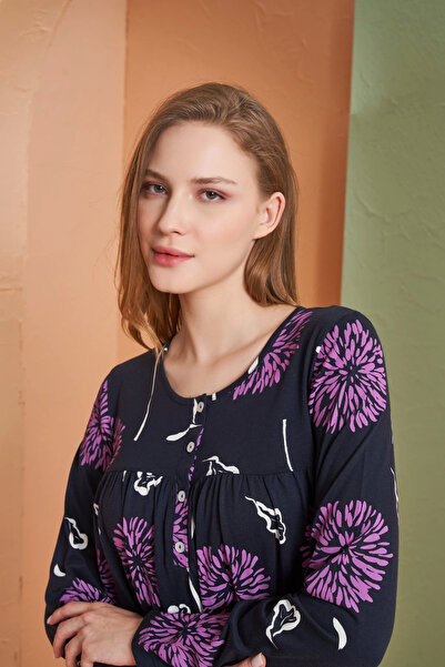 KARAKAŞ Pjs 27166 ثوب نوم نسائي بأكمام طويلة