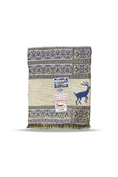 GENERAL Tablon fabric | Hanabil | Abu Ghazal blue shawl