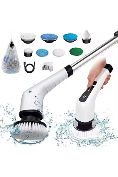 OEM Rotating Electric Scrubber 9-in-1, Cordless, Adjustable Handle, IPX7 Waterproof