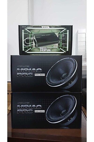 APOCALYPSE Profesyonel Paket Ses Sistemi 2 Takım AP-M81AC PRO - MACHETE MFA 320.4 Anfi