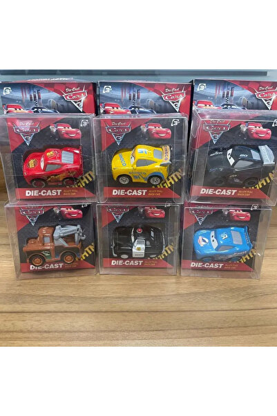 choice2 مجموعة من 6 قطع من ديزني بيكسار كارز 3، نموذج سيارة لايتنينج ماكوين م...