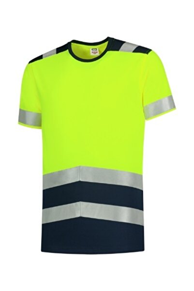 Malfini Tricou unisex, bicolor de înaltă vizibilitate T01, galben M