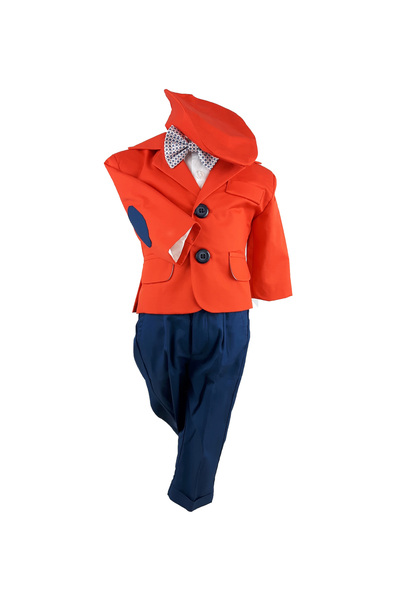fantasialand Baptism Suit for Boys, Model Orange