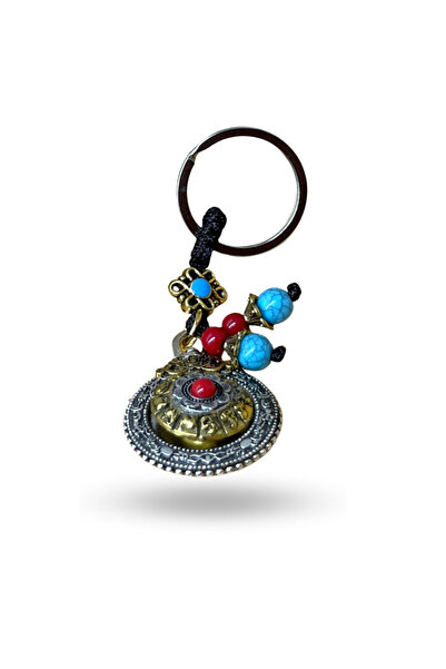 ForWhat Breloc roată norocoasă din plută pentru birou, acasă, cadou