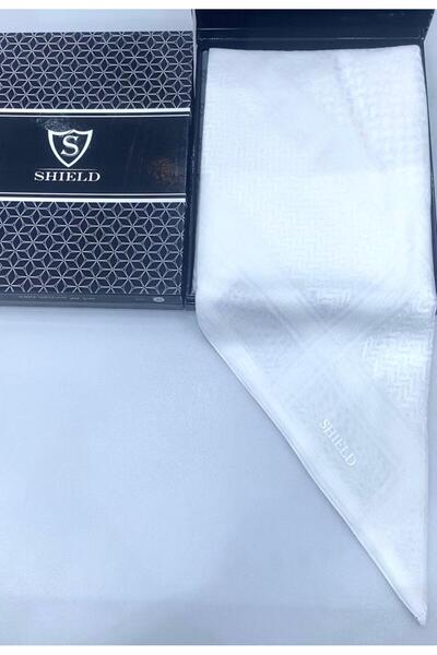 Loren Original English white shield shemagh