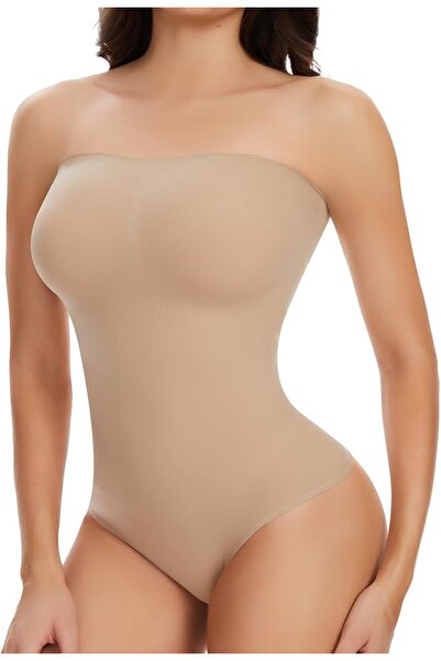 Joyshaper Shapewear bodysuit strapless body for women with removable straps