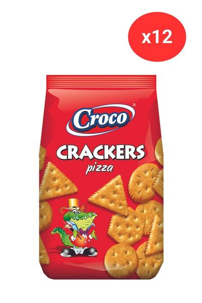 Croco CRACKERS PIZZA 100GR x 12 buc