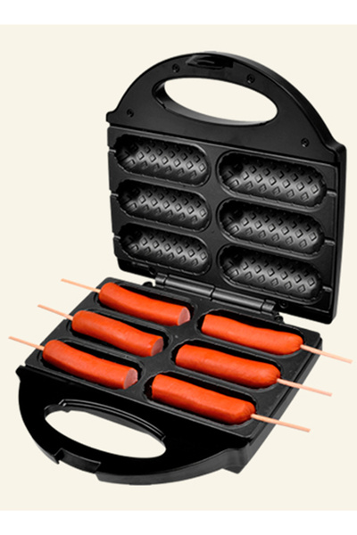 HOME MASTER 750W Hot Dog, Kebab and Waffle Maker