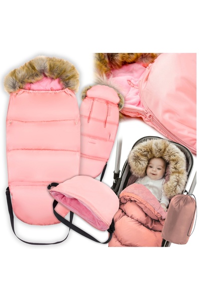 Other Sac de dormit de iarnă cu blană pentru sanie, cărucioare, scaune auto, ...