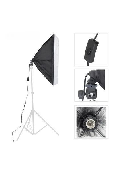 Other Rectangular Softbox Photo Modifier Collapsible Light Bulb 50x70 Cover