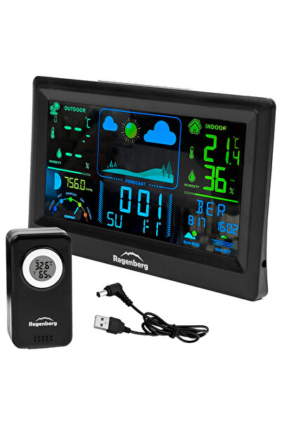 Other Stație meteo wireless, cadou, prognozator meteo, ceas deșteptător inteligent