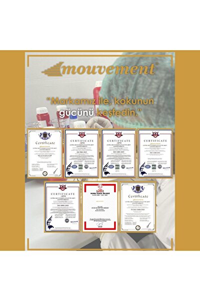 MOUVEMENT 500 Ml 3’lü Oda Spreyi Seti – Amber, Beyaz Sabun ve Çilek Ferahlığı