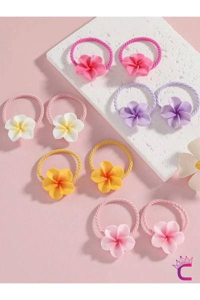 Cinderella 10 bucăți de agrafe de păr din cauciuc pentru fete, durabile, colo...