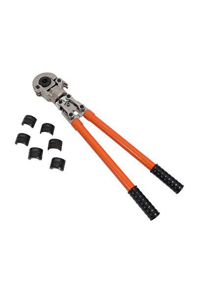 Lawazim مكبس أنابيب هيدروليكي 16-32 مم - أداة كبس مزودة بقوالب وفكين للسباكة