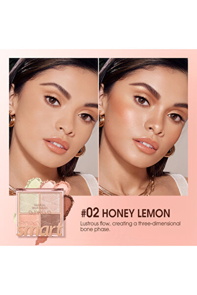 o.two.o اضاءة سمارت وباليت احمر خدود هوني ليمون - 02