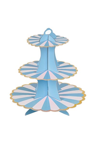 SHOPIENS Suport pentru prajituri etajat Shopiens® cu 3 nivele de 30 cm, 23 cm...