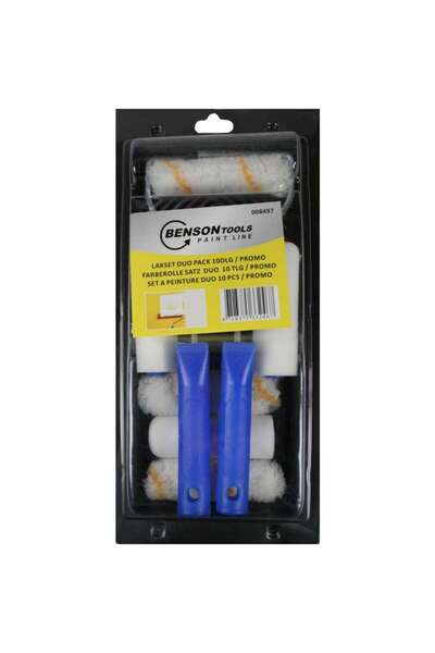 Benson Set 10 bucati role ,rezerve si tava pentru vopsire