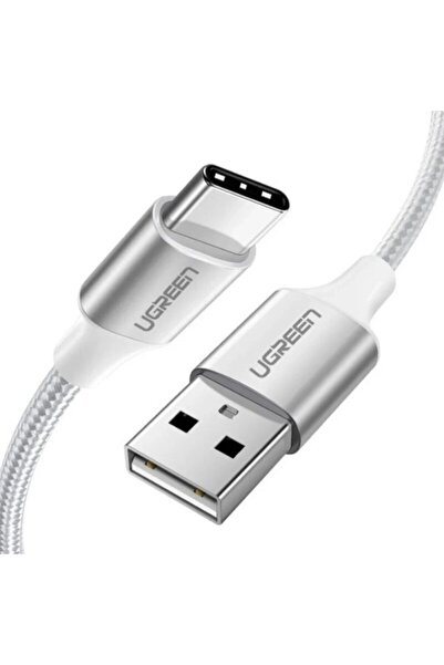 Ugreen USB to Type-C Data Cable PD18W, 1m Ugreen, White, 60131