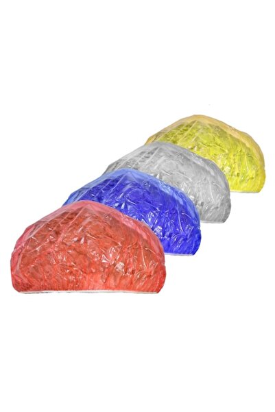 SHOPIENS Set 8 căști de duș din plastic în 4 culori