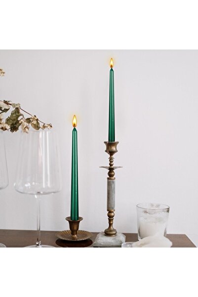 Flippy Decorative Candle Flippy, Table Candle, 25 cm, Paraffin, Smokeless, 7.5 h, Green
