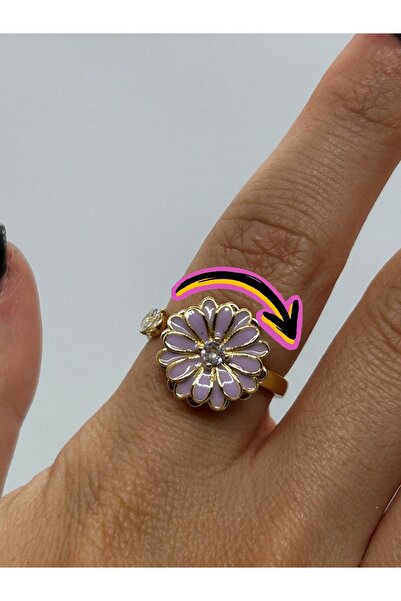 FY Ticaret خاتم الضغط الفولاذي باللون الأرجواني الفاتح