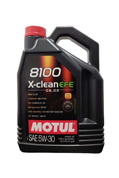 Motul Ulei de motor sintetic 8100 X-CLEAN EFE 5W30, 4 litri