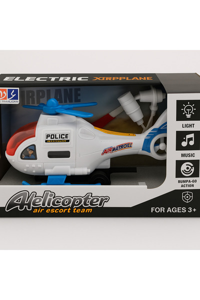 TSUMAB Electric Police Helicopter Toy – Air Patrol Team