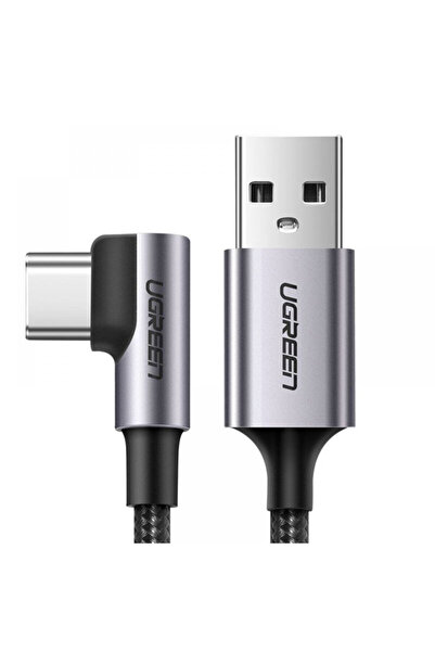 Ugreen Fast Charge Type-C Data Cable, 18W, 0.5m, Ugreen, Grey, 50940