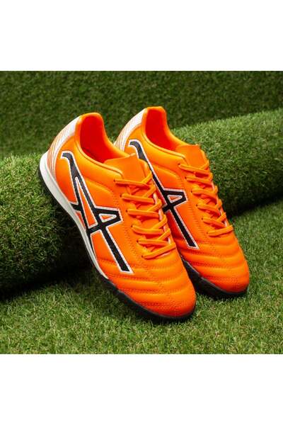 Modlet.ro Ghete de fotbal unisex portocalii pentru gazon artificial MOD09820