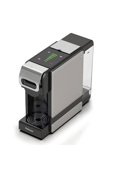 ROHNSON Espressor manual extra slim 2 in 1 (capsule, cafea macinata), R98044, 1.450 W, 19 bar, 1 L,