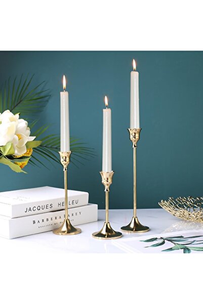 Flippy Decorative Table Candle, 25 cm, Paraffin, Smokeless, 7.5 h, White