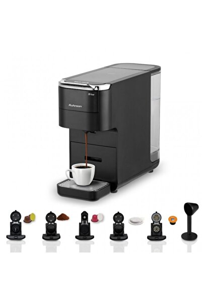 ROHNSON Espressor extra slim manual 2 in 1 (capsule, cafea macinata), R98055