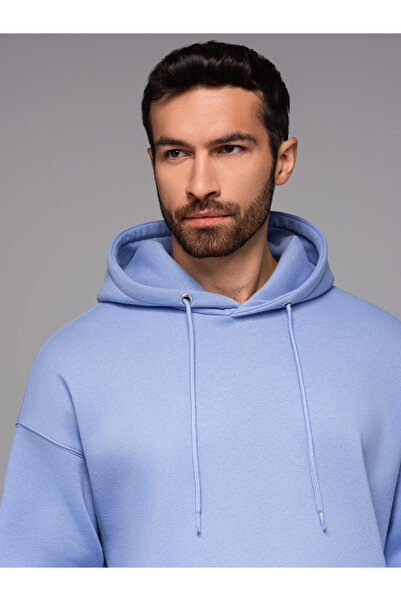 OMBRE Hanorac unisex cu glugă și buzunare - lavandă V9 OU-SNBC-0105 XL/XXL