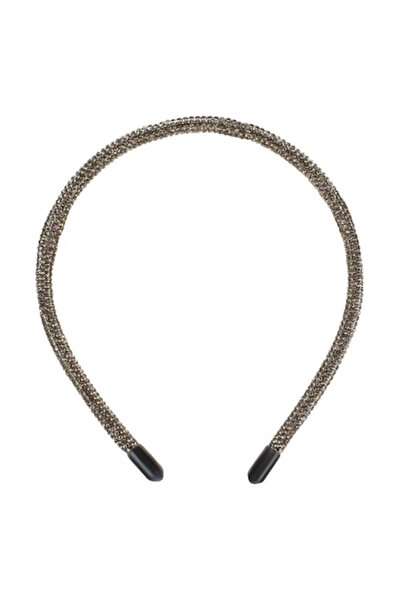 MYONNA IT & E- COMMERCE Bentiță cu strasuri pentru femei, argintie - MYONNA